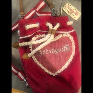 Betsy Johnson cotton bag, great condition!!